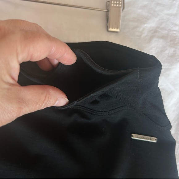 SMARTWOOL Merino Wool A-line Pull-on Skirt Size M Black Unlined Lightweight - Picture 5 of 10